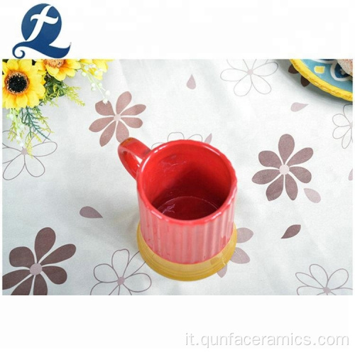 Set di tazze in ceramica colorate dirette all&#39;ingrosso